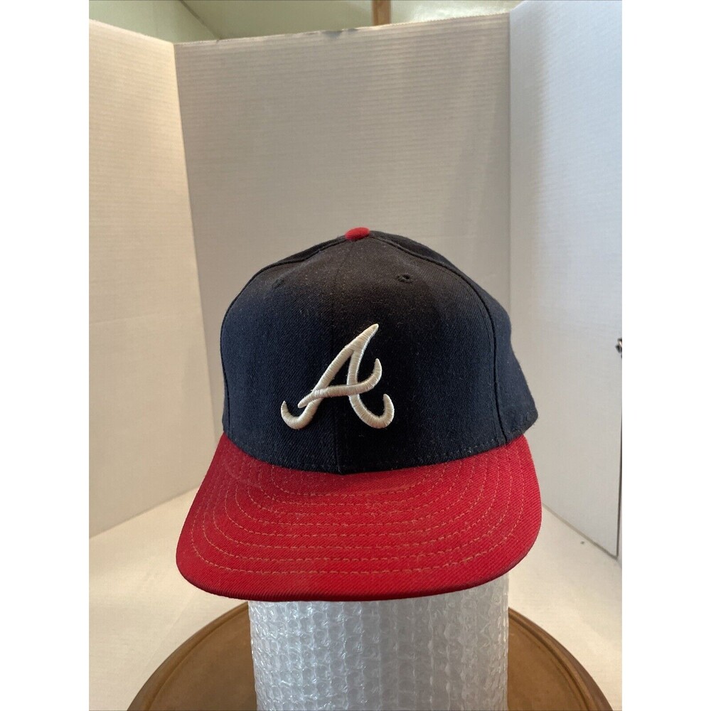 Vintage Atlanta Braves New Era Wool Hat 7 1/2 USA